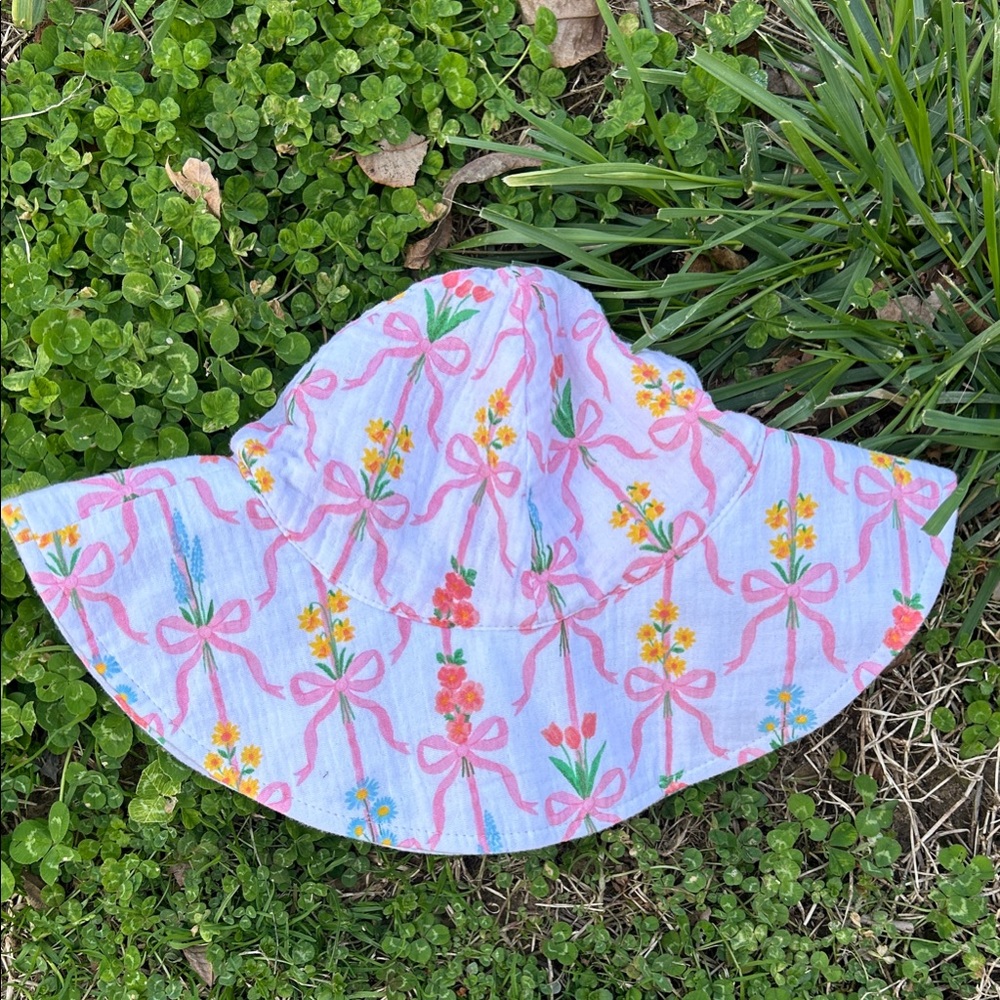 NWOT Angel Dear Floral Bow Sun Hat 👒💓